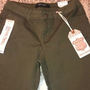 Army green jeans